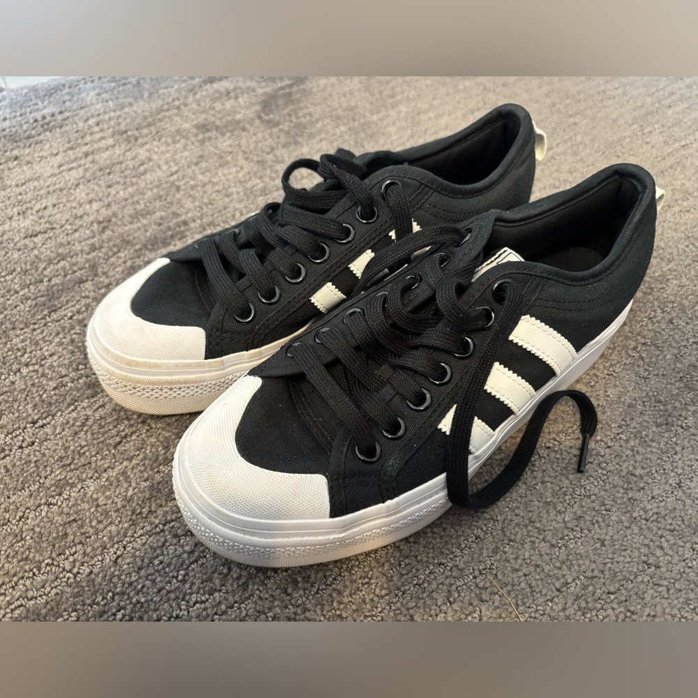 adidas Black and White Women's Sneakers